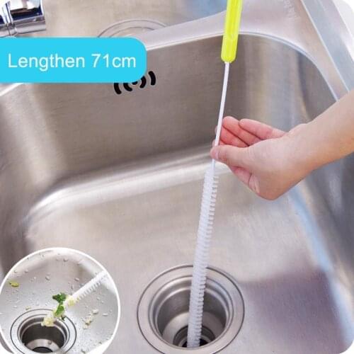 Pipe Cleaning Brush Dredge Tool Bendable Sink Tub Toilet Practical For Home Kitchen 하수구 집게 플렉스샤프트 하수구 하수구스프링 하수구체인