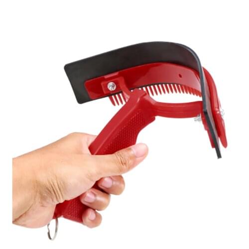 Horse Grooming Dual-Purpose Sweat Comb Cleaning Tool Scraper Curry Combo Tick Remover Horse Sweat Comb With Square Handle Tools