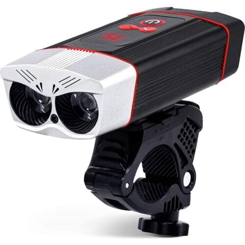 Bike Light 1000 Lumen,LED Flashlight with Power Bank and Digital LED Display,Waterproof Super Bright Mountain Bike Light