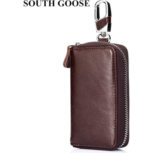 High Quality Split Leather KeyChain Unisex Key Bag Car Key Holder Multifunction Organizer Wallet Colorful Housekeeper Keys Pouch