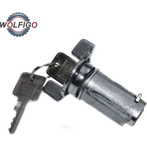 WOLFIGO Ignition Lock Switch & Keys 607893 For GMC Chevrolet Cadillac OLDSMOBILE Pontiac FIREBIRD Buick 1970-1978