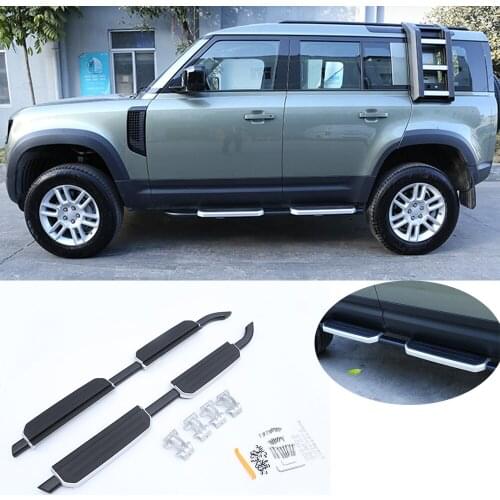 2020-2021 for Land Rover Defender 110 Foot Pedal Body Modification Parts on the Car Solid Pedal