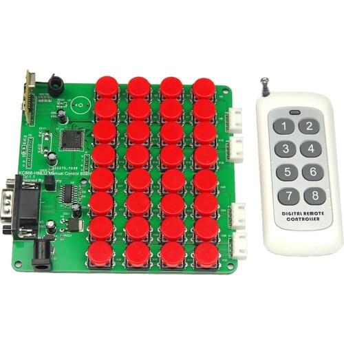 32 Buttons Manual Control RS232 Keyboard for KC868-H8 Smart Home Ethernet Web Relays Controller Diy 433M Remoter