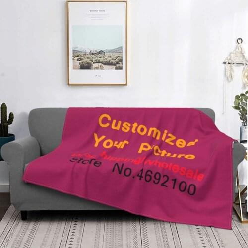 DARMIAN 3D Custom Image Ultra-Soft Micro Fleece Blanket Winter Bedspread For Kids Girls Unisex Children Sofa Sherpa Dropshipping