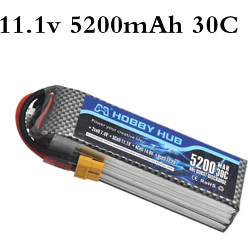 3S 11.1V 2800mAh 3000mAh 5200mAh 30C Lipo Battery For RC remote control aircraft toys helicopters Airplanes cars Boat 3s Lipo