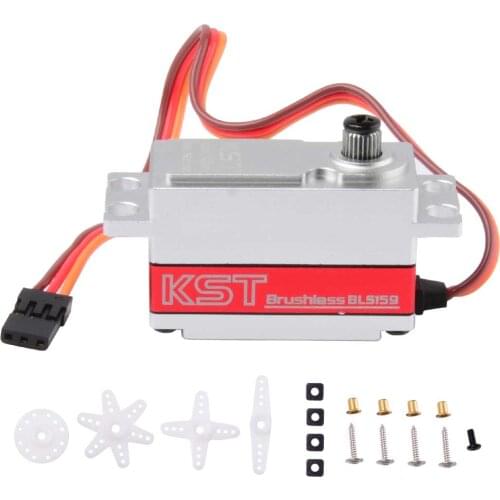 KST BLS159 6V 10kg 0.09sec Coreless HV Digital Servo Motor for UAV RC Car Boat Robot Arm Helicopter Airplane