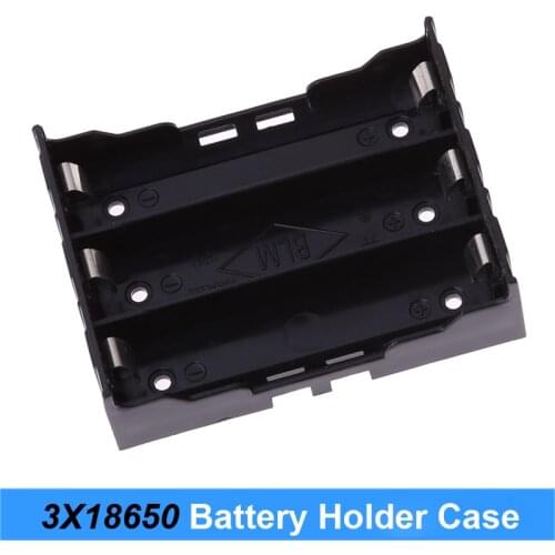 ABS 18650 Battery Holder Box Hard Pin 18650 Holder Batteries Case 1X 2X 3X 18650 Rechargeable Battery Power Bank Cases