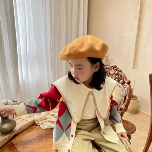 Girls Babys Kids Coat Jacket Outwear 2021 Lapel Thicken Warm Winter Autumn Outdoor Top Cotton Fleece Childrens Clothing