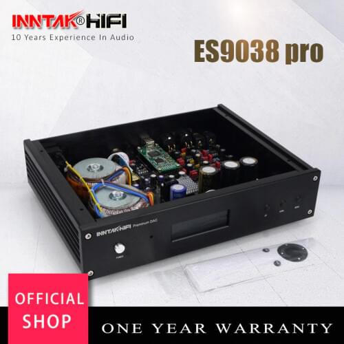 Finished Hi-Fi ES9038 ES9038PRO + Amanero USB DAC Decoder Support Remote Control