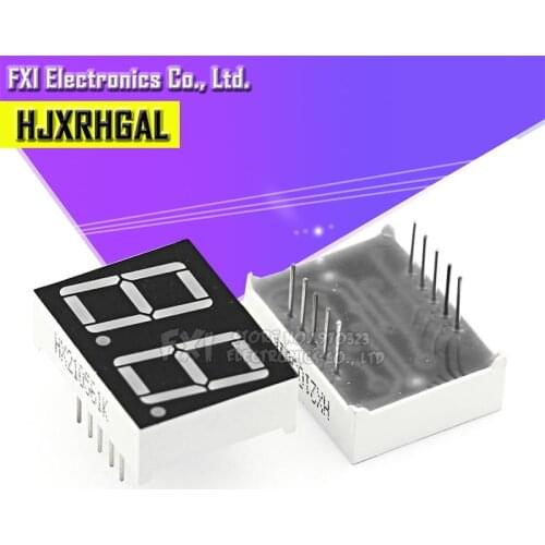 5pcs Digital tube segment common Anode Red 2 Bit digital Tube 0.56 inch hjxrhgal 10 needles Red LED Display