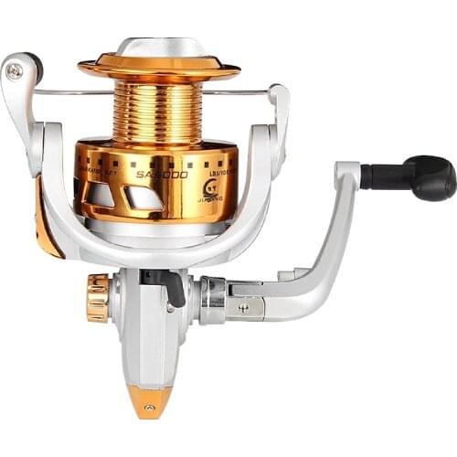 Plating High Capacity Coil Spinning fishing reel 1000-6000 Casting Carp fishing Bait reel Sea fishing wheel gear jigging reels