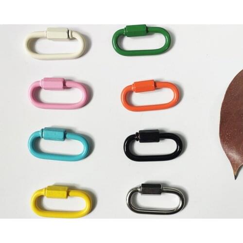 Colorful spiral buckle DIY bracelet necklace accessories can open a variety of colors to choose fashion pendant gadgets novelty