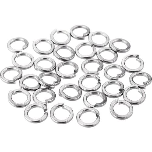 M1.6 M2 M2.5 M3 M4 M5 M6 M8 M10 M12 M16 M20 304 Stainless Steel Split Spring Lock Washer locking Elastic Gasket