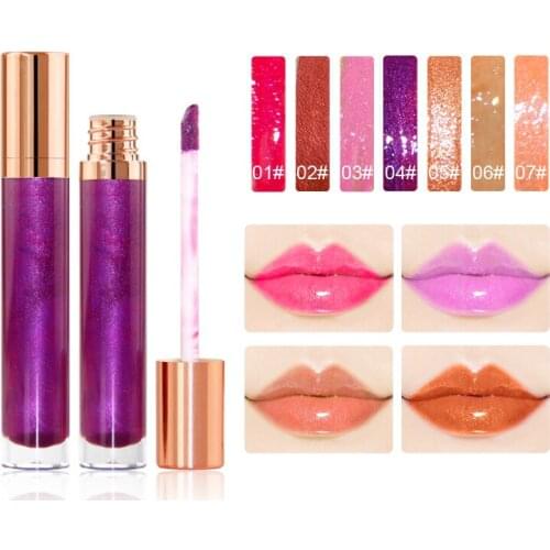 3 Pieces Private Label Logo Customized Matte Liquid Lipstick Multi-Color Lipstick Lip Gloss Glitter