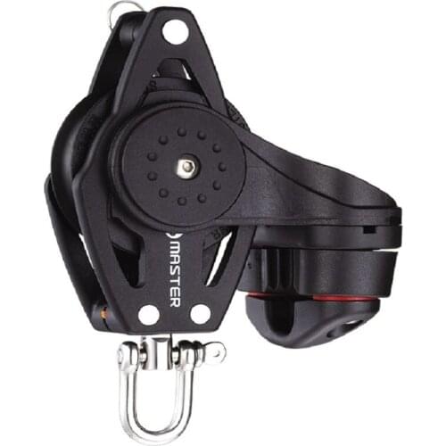 Marine Boat Yacht Sailboat Hardware 75mm 2 15/16 inch Single Swivel Shackle Fairlead Cleat Becket Block Master BB-0711F