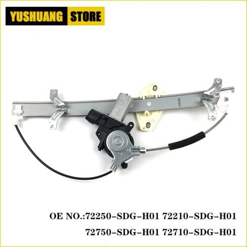 Front Rear Power Window Regulator Motor Assy For HONDA Accord 2003 2004 2005 2006 2007 OEM# 72250-SDG-H01 72210-SDG-H01