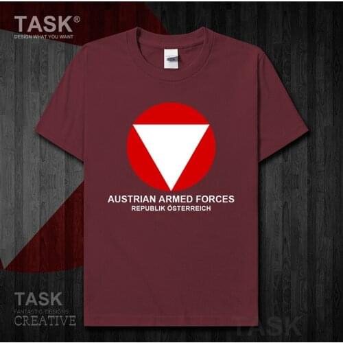 Army Austria t shirt mens new Tops t-shirt Short sleeve clothes country Military Army Tactical sweatshirt Fashion summer 01
