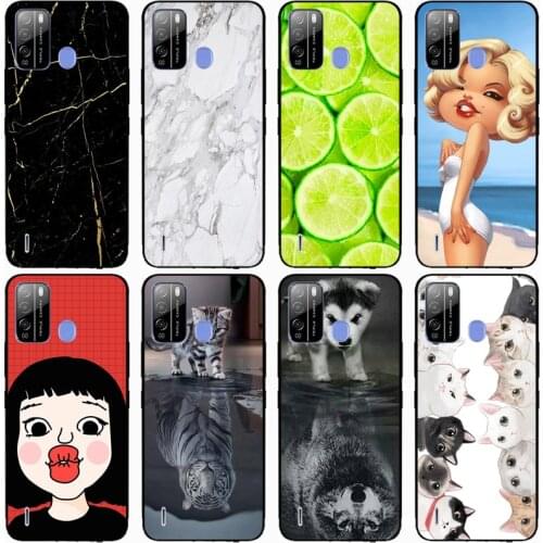 Back Soft Silicone Phone Covers for ITEL A48 Mobile Phone Cases for ITEL A48 Bags