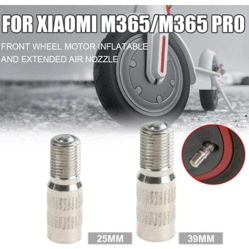 25mm/39mm Inflatable Air Nozzle Replacement For Xiaomi M365 / Pro Scooter Front Wheel Motor Inflatable Extension Air Valve