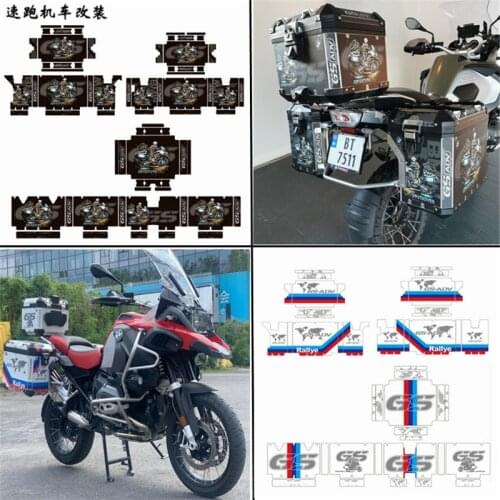 Box Sticker Decal Suitable R1250GS GSA R1200GS GSA Decorative stickers for BMW Aluminum BOX Reflective waterproof wear resistant
