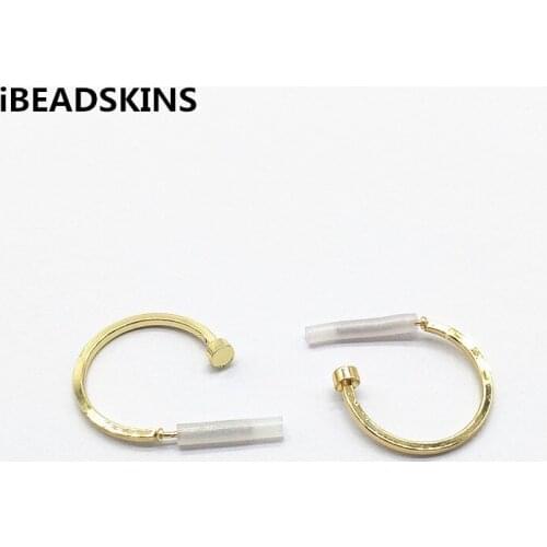 New arrival! 18x17mm 100pcs Zinc Alloy C shape Earrings Stud for Earrings parts,hand Made Earrings Findings Jewelry DIY