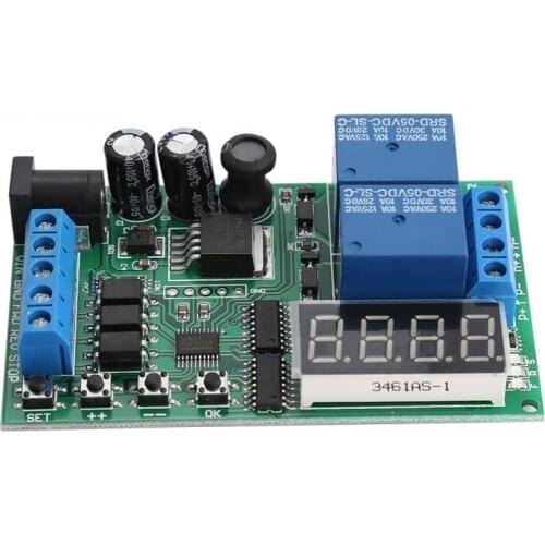 IO53A02 Motor Controller Board 5V-24V Motor Forward/Reverse Control Panel Timing Delay Time Cycles Relay Electronic Component
