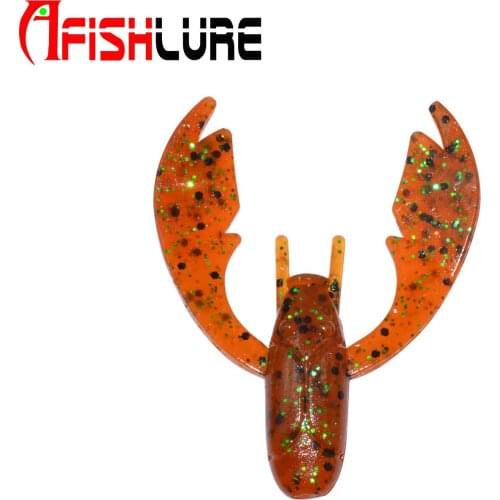 AR13 Soft Shrimp 2.8g 55mm Soft Simulation Shrimp Artificial Lifelike Fishing Lure Tackle 8pcs Afishlure Silicon Baits