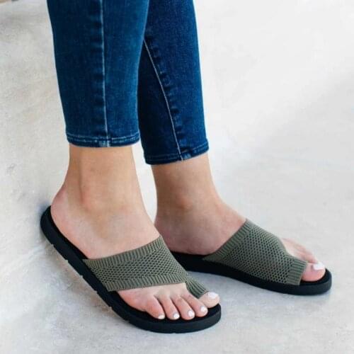 2021 Women Slippers Comfortable Soft Sexy Hollow Out Female Flat Shoes Fashion Casual Outdoor Solid Color Ladies Flip Flops