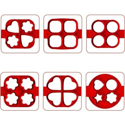 1Pcs Silicone Non Stick Fantastic Egg Pancake Maker Ring Kitchen Baking Omelet Moulds Flip Cooker Egg Ring Mold