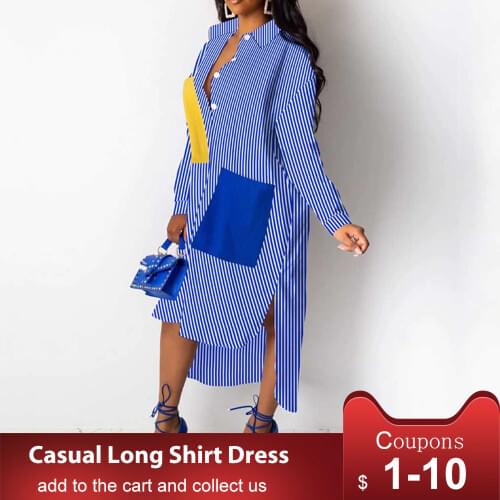Sisjuly Fashionable Shirt Dresses