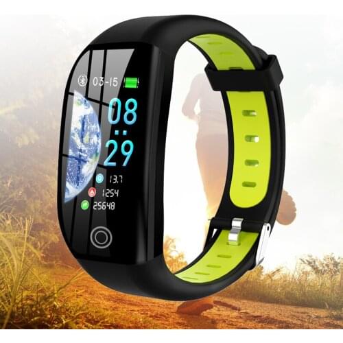 Men Women Smart Bracelet Fitness Activity Tracker 1.14" Sport Waterproof Blood Pressure Watch Sleep Monitor Smart Band Wristband