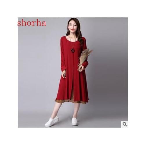 Maternityloose Two-piece Linen Dress Maternity Dresses Pregnant dresses Maternity Clothes For Pregnant Women Pregnancy Clothing