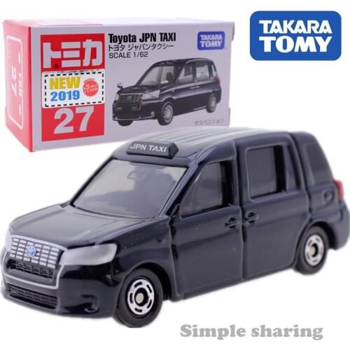 Takara TOMY Tomica Toyota JPN TAXI 1/62 No.27 Hot Pop Funny Miniature Diecast Baby Car Model Kids Toys For Children