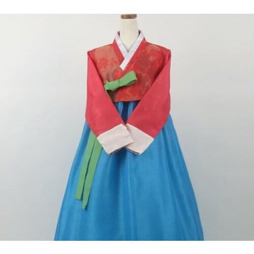 Hanbok Full Sleeve Korean Traditional Ladies Clothing High Quality Improved Hanbok