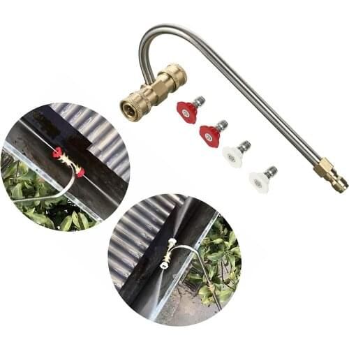 Pressure Washer Extension Wands Power Washer Gutter Cleaning Tools Telescoping Replacement Lance, Window Cleaner Nozzles Tips