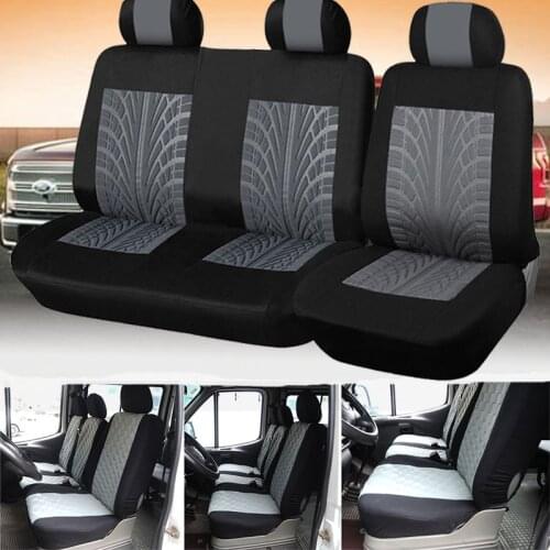 1+2 Car Seat Covers Seat Cover for Transporter for Ford Transit Van Truck Lorry for Renault for Peugeot for Opel Vivaro