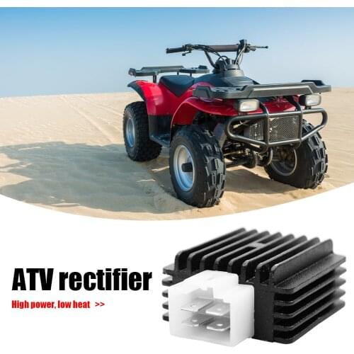 Universal 4 Pins 12V Motorcycle Voltage Regulator Rectifier Electrical for 70cc/90cc/100cc/110cc Moped Scooter ATV Quad Parts