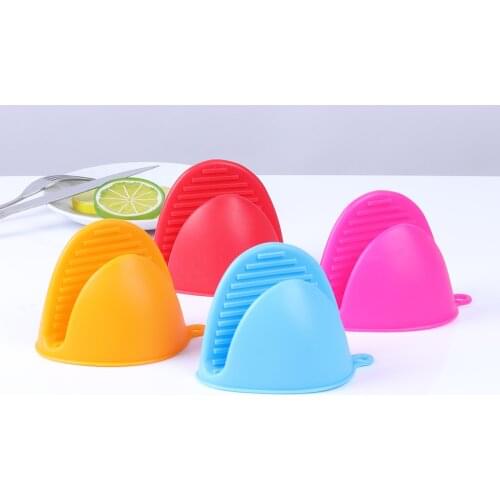 1pc High quality Kitchen Baking silica gel heat insulation clip anti scalding non slip gloves household bowl oven microwave oven