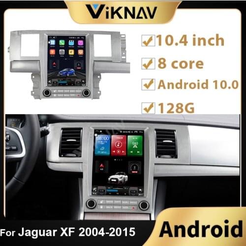 Android 10 car radio DVD Multimedia Player head unit For Jaguar XF 2004 2005 2006-2015 Car GPS Navigation Stereo receiver 2Din