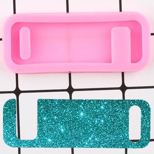 Shiny Phone Stand Resin Silicone Mold Decoration Keychain Moulds DIY Handmade Jewelry Molds Pendant Mould