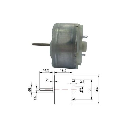 DC 3-12V 10000RPM Output Speed High Torque Electric Motor for Solar Water Heater 500 2pcs