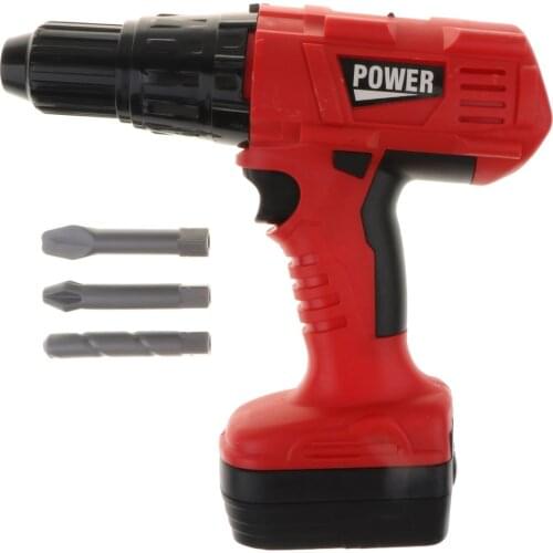 Simulation Electric Drill Tool Repair Safety DIY Educational Toy For Child