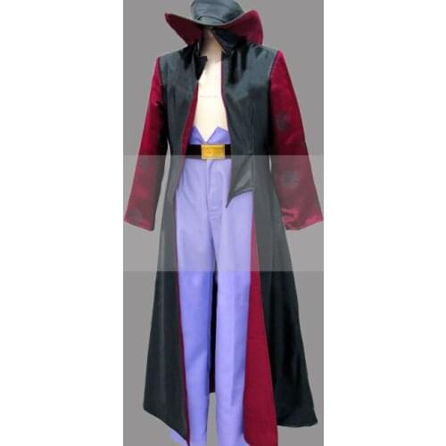 Customize One Piece Shichibukai Hawk Eyes Dracule Mihawk Cosplay Costume Outfit