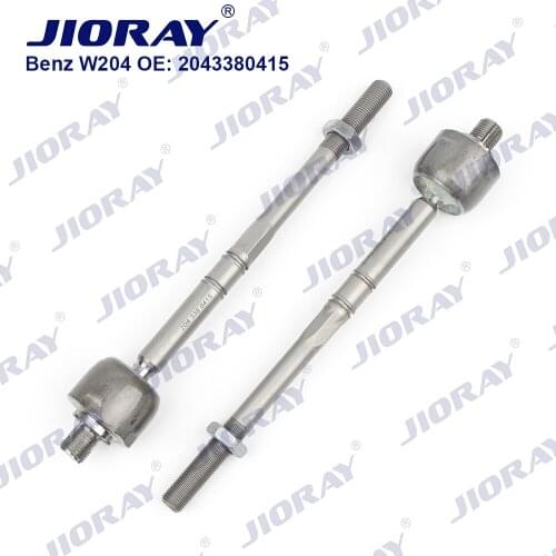 JIORAY Pair Front Left Right Axle Inner Steering Tie Rod Ends For Mercedes Benz C-Class W204 S204 CLK C209 2043380415 2043380015