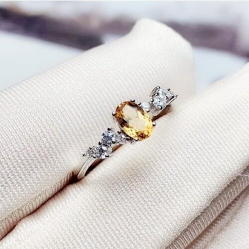 Per jewelry Oval style simple ring Natural real peridot or garnet Free shipping 0.5ct gemstone 925 sterling silver T205278