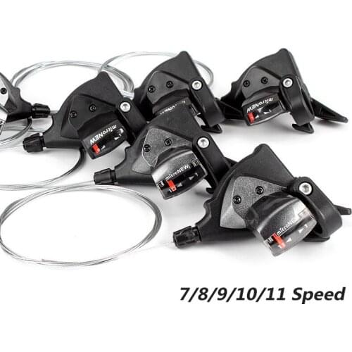 MicroNEW Mountain Bike Shift 24/27/30S Shift Finger Dial 7/8/9/10/11 Speed Front And Rear Shift Lever Bicycle Shift Bicycle Part