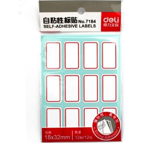 DL7184 Labels Self adhesive label paper 18 * 32 mm adhesive The sticker Stationery office supplies for students Exquisite