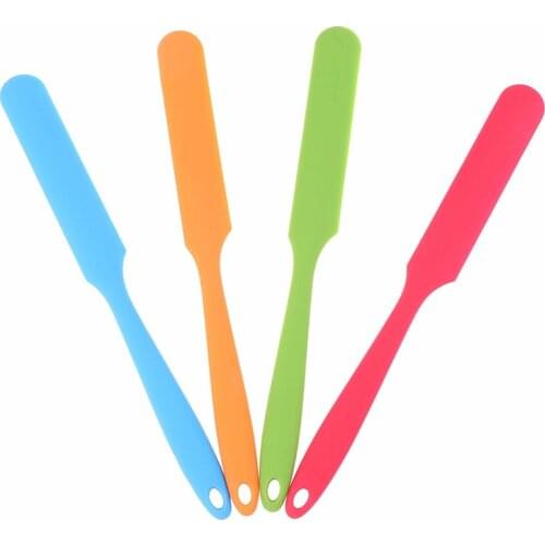1PC Silicone Spatula Heat Resistant Flexible Non-Stick Baking Tools Kitchen Tools Slim Non-Stick High Quality