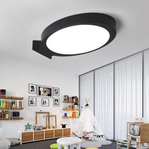 Nordic LED ceiling lights fashion kids room bedroom balcony lamp atmosphere simple creative small fish restaurant lights ZA9199