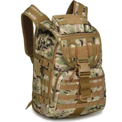 40L Military Tactical Backpack Mens Army Travel Bag Camping Hiking Fishing Hunting Outdoor Sports Camouflage Molle Rucksack